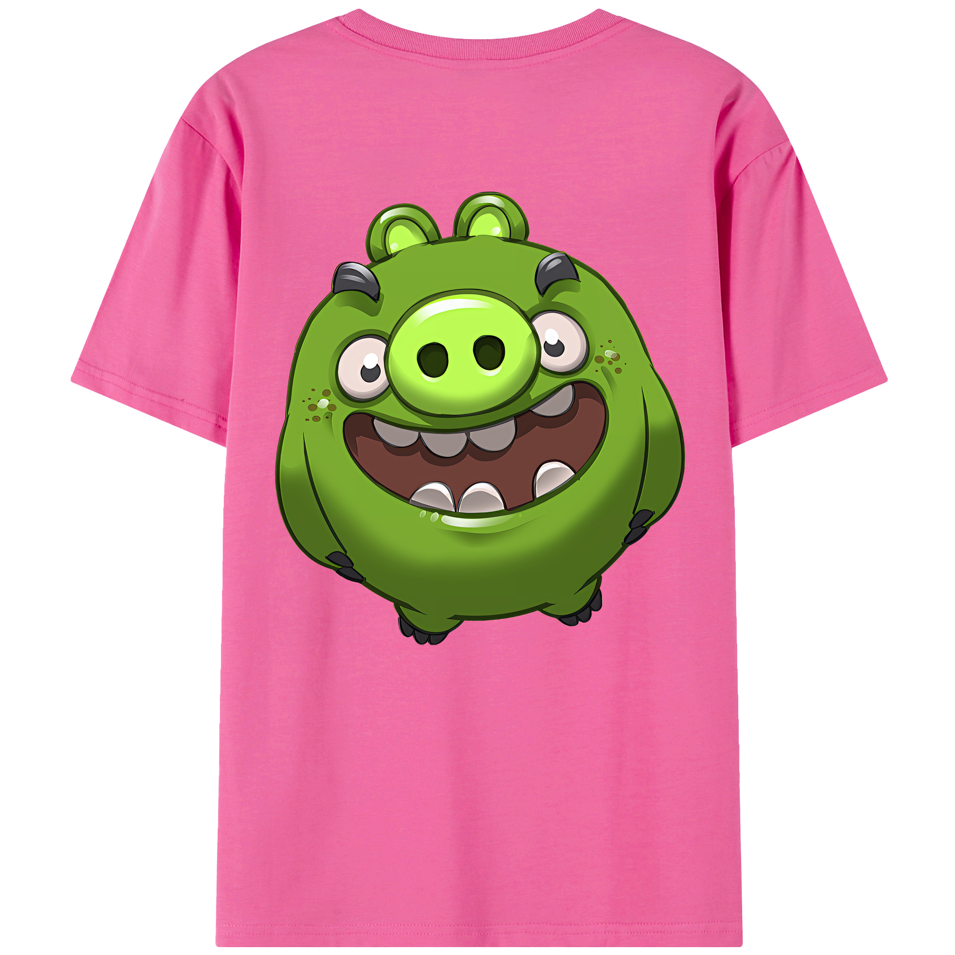 （画像用） Angry Birds アングリーバード レディース半袖Tシャツ(バックプリント)